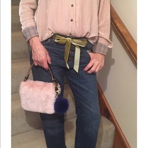 Anthropologie Velvet Shirt